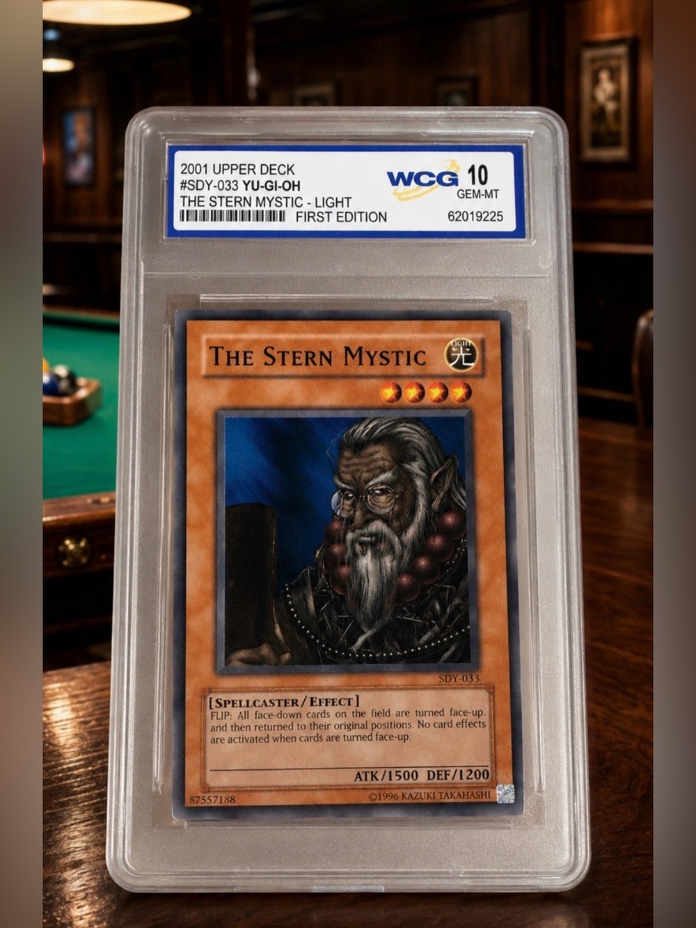 Yu-Gi-Oh! Yu Gi Oh WCG 10 The Stern Mystic 1996 Collectible Trading Card Encased